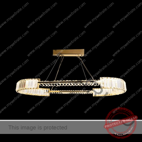 Modern Crystal Chandelier Flow