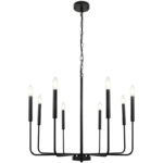 Midnight Modern Candelabra Chandelier - Image 3