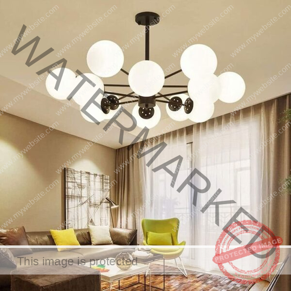 OrbitGlow Cluster Chandelier