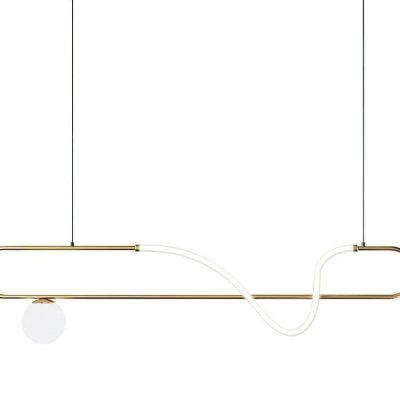 Linear Wave LED Chandelier - Image 2