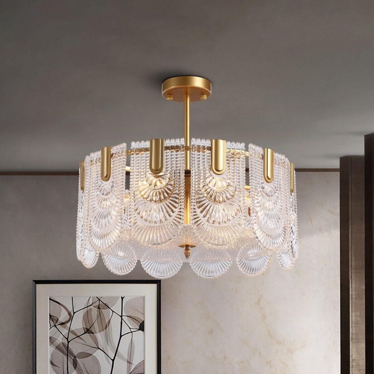 Golden Shells Chandelier - Image 3