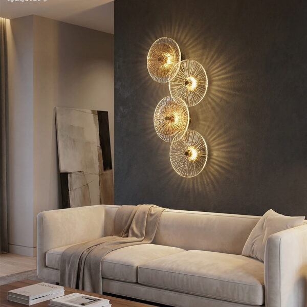 Modern Circles Wall Light