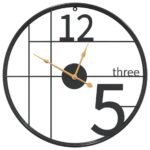 ⁦ساعة حائط بلاك بريزم مودرن⁩ - الصورة ⁦4⁩