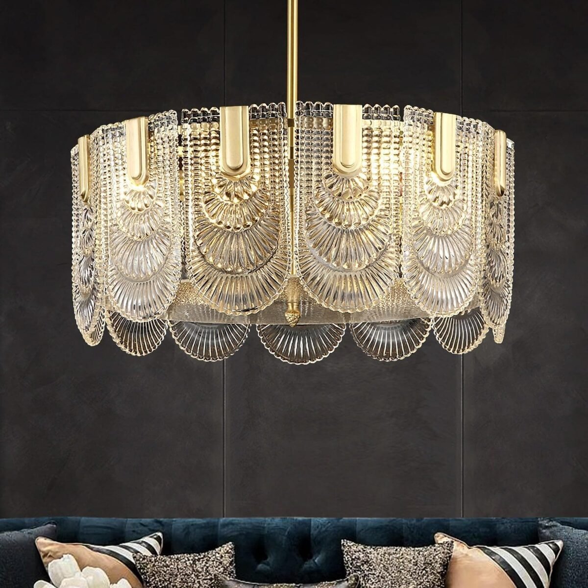 Golden Shells Chandelier - Image 1