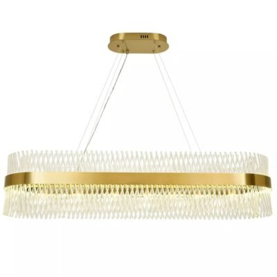 نجفة مودرن كريستال جولدن جليمر - تسوق الان من وهج