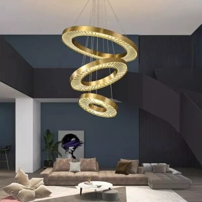 نجفة كريستال مودرن أبيكس – تصميم عصري بإضاءة LED موفرة