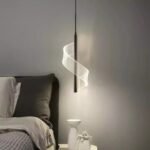 Transparent Radiance black Modern Acrylic Pendant Light - Image 2