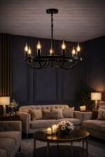 Wagon Wheel Chandelier