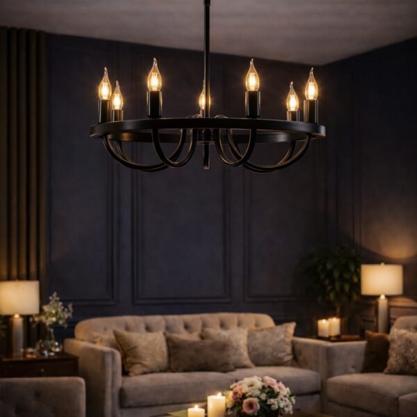 Wagon Wheel Chandelier