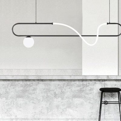 Linear Wave LED Chandelier - Image 7