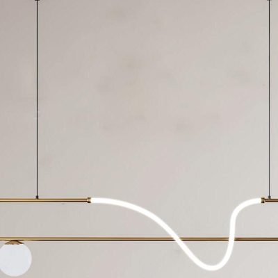 Linear Wave LED Chandelier - Image 3