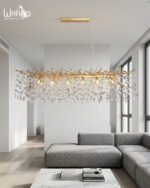 ⁦نجفة أوتمن ليفز كريستال⁩ - الصورة ⁦3⁩