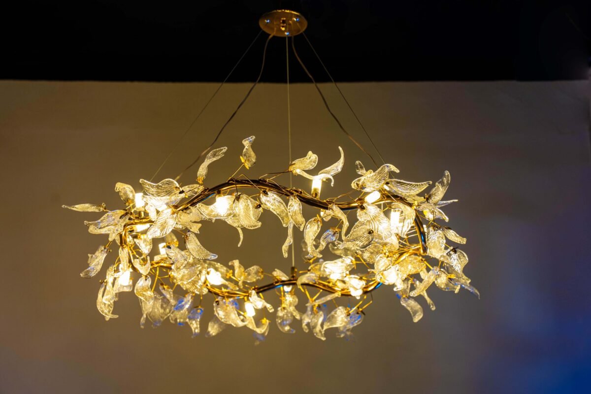 Gardenia Pyrex Chandelier - Image 3