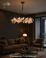 Gardenia Pyrex Chandelier