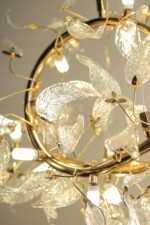 Modern Glass Branch Chandelier - Image 4