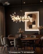 Luminous Glass Wreath Chandelier
