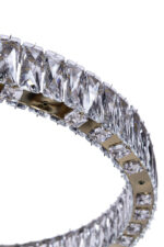 Modern Golden Halo Crystal Chandelier - Image 4