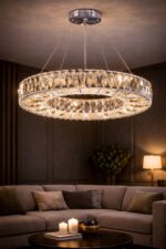 نجفة كريستال مودرن جولدن أورا