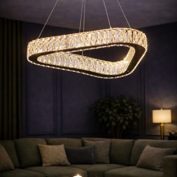 Golden Triangle Chandelier