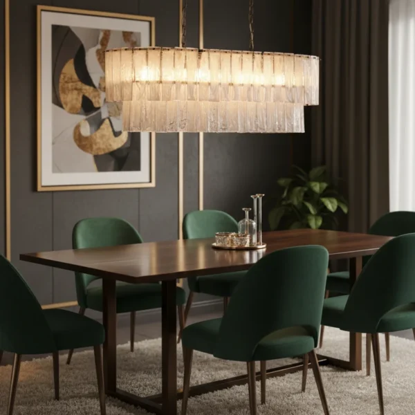 نجفة كريستال فخمة أورا | أضف لمسة فاخرة ومميزة لمنزلك – تسوق الآن