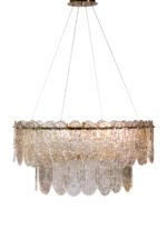 ⁦نجفة أنيقة جولدن جلاس بيتلز⁩ - الصورة ⁦7⁩