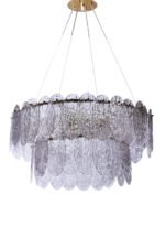 ⁦نجفة أنيقة جولدن جلاس بيتلز⁩ - الصورة ⁦3⁩