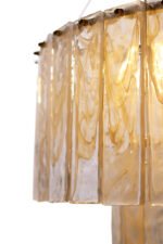 ⁦نجفة عصرية جولدن جلاس جراديانتس⁩ - الصورة ⁦4⁩