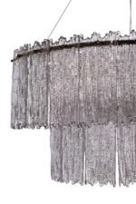 ⁦نجفة فنية شيمرينج جلاس ووترفول⁩ - الصورة ⁦4⁩