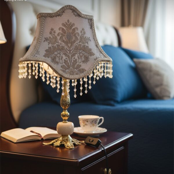 أباجورة نحاس باروك باترن