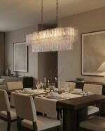 ⁦نجفة كريستال فخمة أورا⁩ - الصورة ⁦2⁩