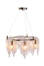 ⁦ثريا مطر كريستالي سداسي الشكل⁩ - الصورة ⁦3⁩