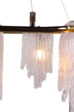 ⁦ثريا مطر كريستالي سداسي الشكل⁩ - الصورة ⁦8⁩