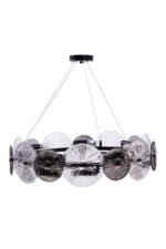 ⁦نجفة كريستال ميدنايت صن برست – تصميم عصري فاخر⁩ - الصورة ⁦2⁩