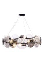 ⁦نجفة كريستال ميدنايت صن برست – تصميم عصري فاخر⁩ - الصورة ⁦3⁩