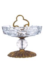 ⁦طفاية كريستال ونحاس رويال بقاعدة⁩ - الصورة ⁦3⁩