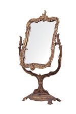 Royal Antique Brass Tabletop Mirror - Image 2