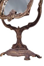 Royal Antique Brass Tabletop Mirror - Image 4
