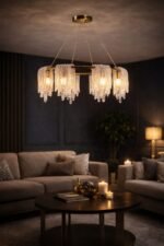 ثريا كريستال كلاود فاخرة – إضاءة ديكور راقية للمنزل