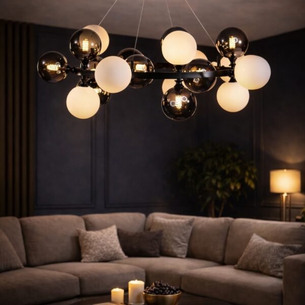 نجفة كريستال جالاكسي رينج مودرن صناعي ــ تسوق الآن