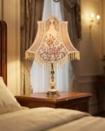 أباجورة نحاس بظلّ فِلفت