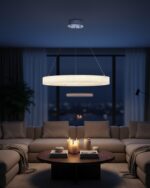 ⁦نجفة ألاباسترا هالو مودرن ماربل⁩ - الصورة ⁦2⁩