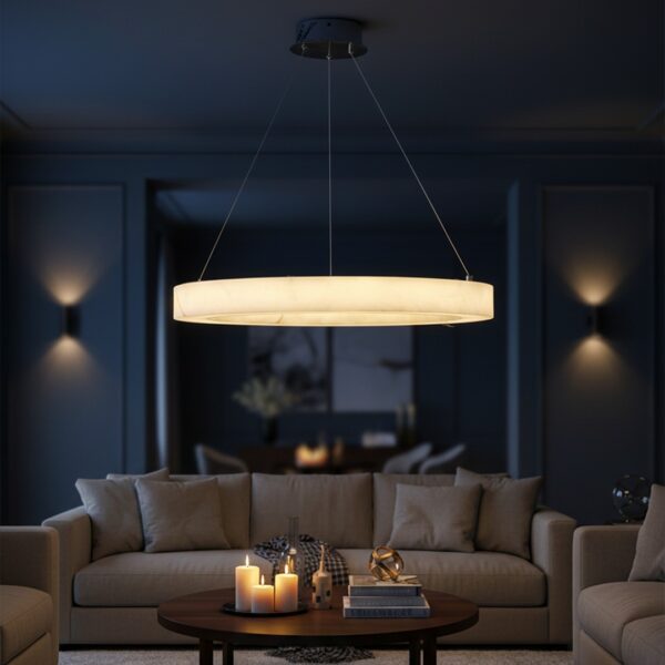 نجفة ألاباسترا هالو مودرن ماربل