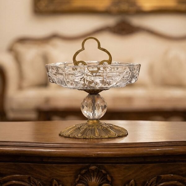 طفاية كريستال ونحاس رويال بقاعدة