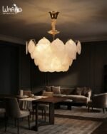 Maris Scallop Crystal Chandelier