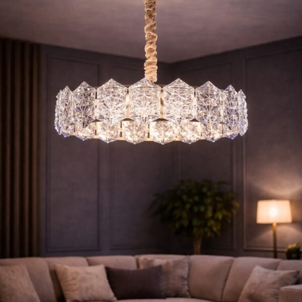 Nova Prism Geometric Chandelier