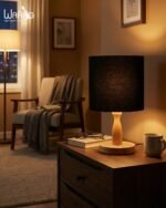 أباجورة وود نوار