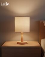 أباجورة وود لِينِن