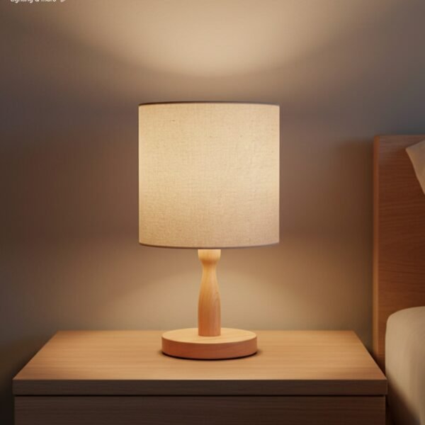 أباجورة وود لِينِن