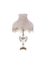 أباجورة نحاس كريستال