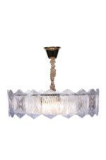 Lyra Ripple Crystal Chandelier - Image 2